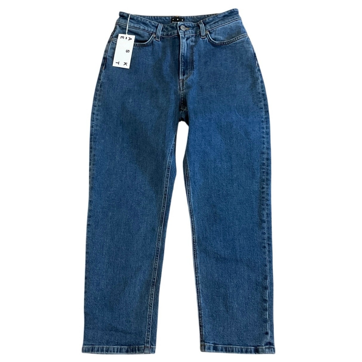 Nwt Asket The Standard Jeans Curvier 29/30 Stone Wash Organic Cotton Italy — image 2 of 8